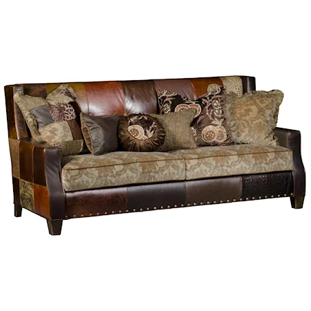 Contemporary Sofa with Traditional Styled Details